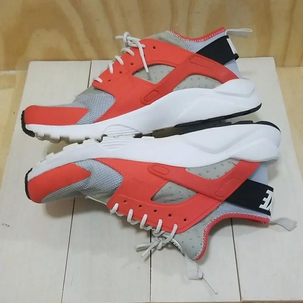 Nike Air Huarache Run Ultra  Max Orange Wolf Grey DS Mens Sz 7 1/2,Wmn's Sz 9